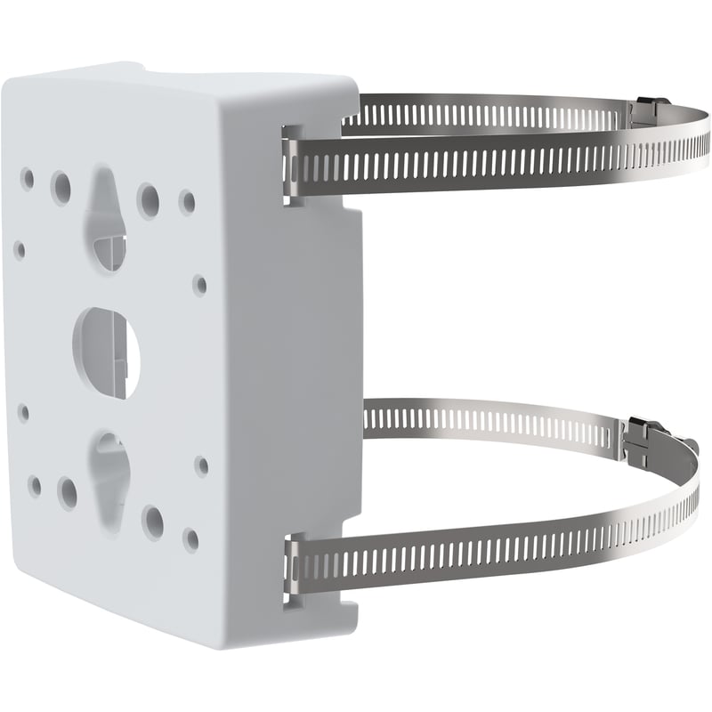 AXIS T91B47 Pole Mount for Camera Mount, Camera Housing, Speaker, Radar Detector, Network Camera - White - Thumbnail 1