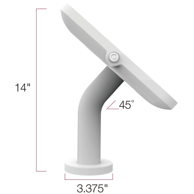 The Joy Factory Elevate II Counter/Wall Mount for Tablet - White - Thumbnail 2