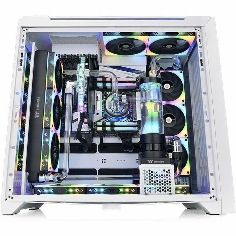 Thermaltake CTE C750 TG ARGB Snow Full Tower Chassis - Thumbnail 4