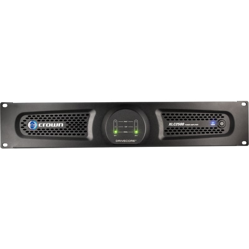 Crown XLC 2500 Amplifier - 600 W RMS - 2 Channel - Thumbnail 1