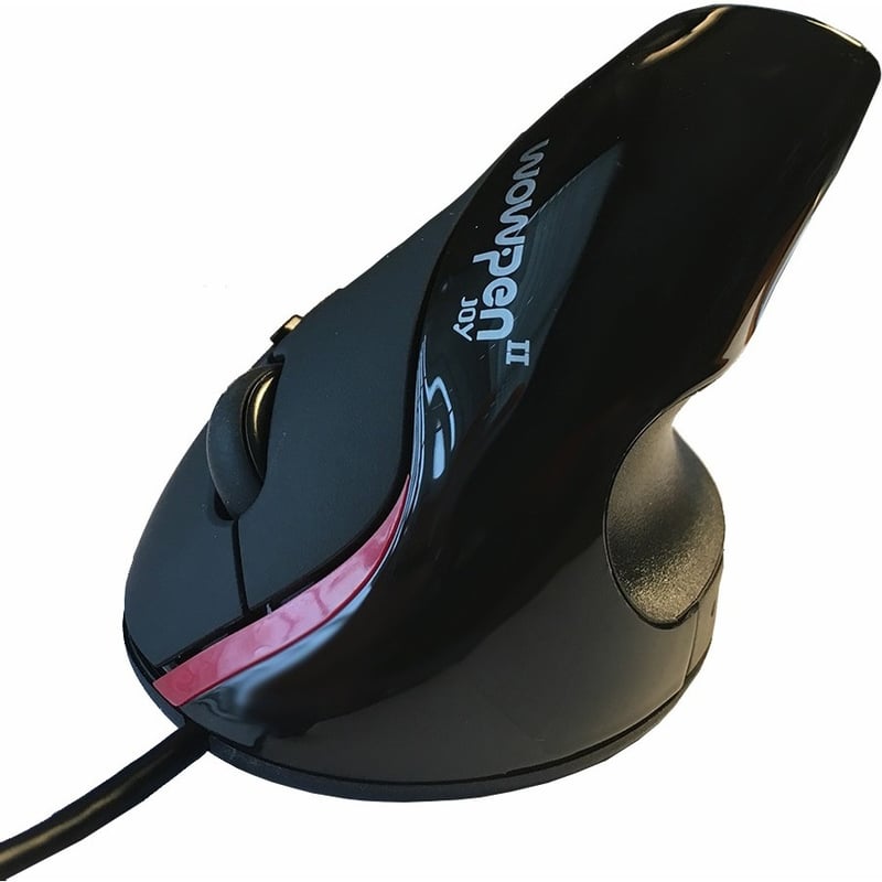 WOW PEN JOY II WIRED VERTICAL ERGONOMIC OPTICAL MOUSE BLACK - Thumbnail 1