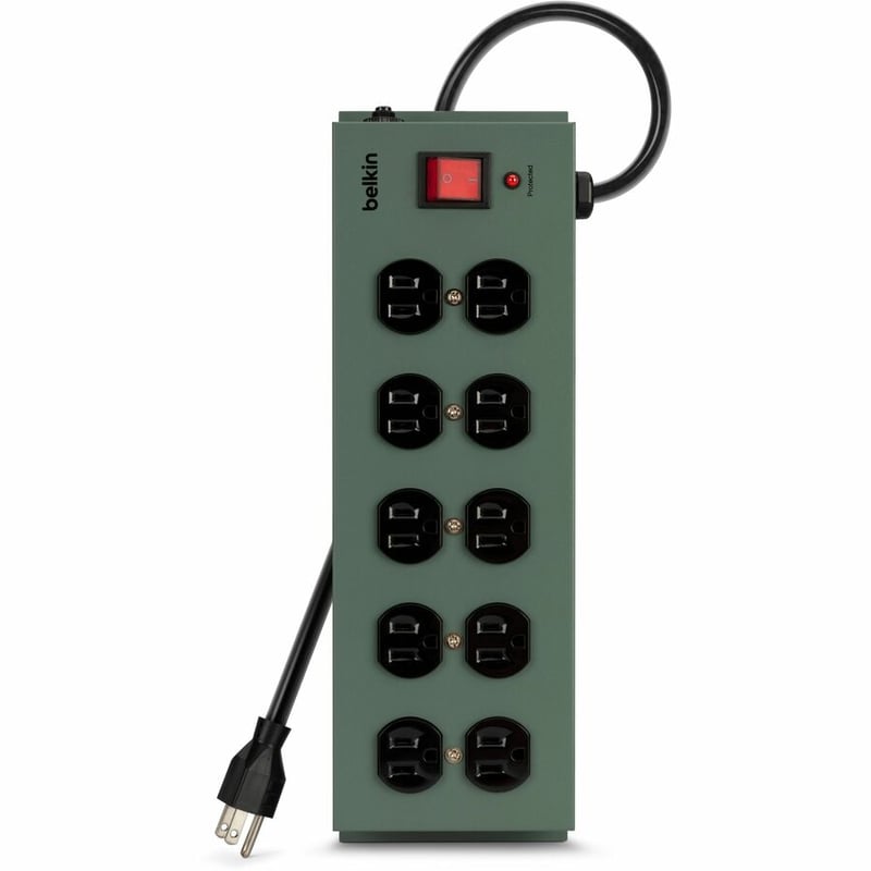 Belkin SurgeMaster 10-Outlets Surge Suppressor - Receptacles: 10 - 885J - Thumbnail 3