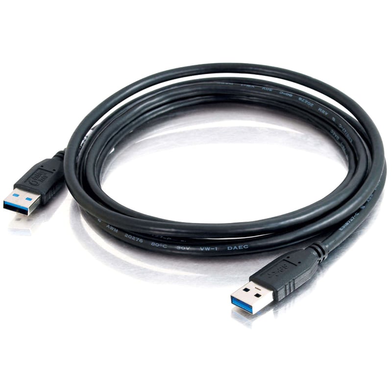 C2G 3.3ft USB Cable - USB A to USB A Cable - USB 3.0 Cable - M/M - Thumbnail 2