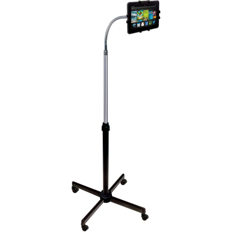 CTA Universal Height-Adjustable Gooseneck Floor Stand for Tablets - Thumbnail 4