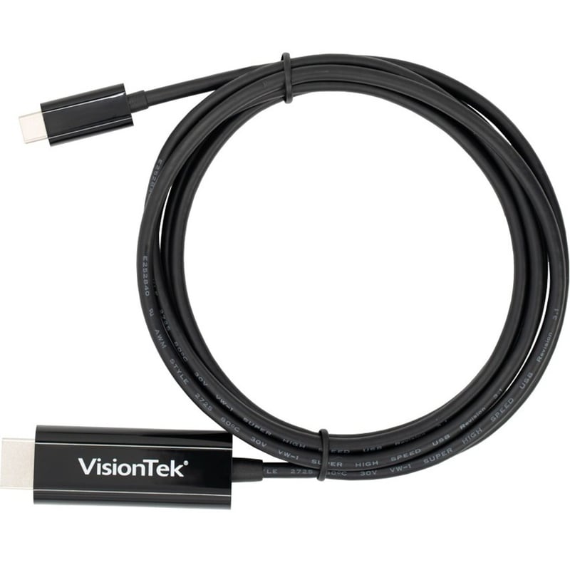VisionTek USB-C to HDMI 2.0 Active 2 Meter Cable (M/M) - Thumbnail 2