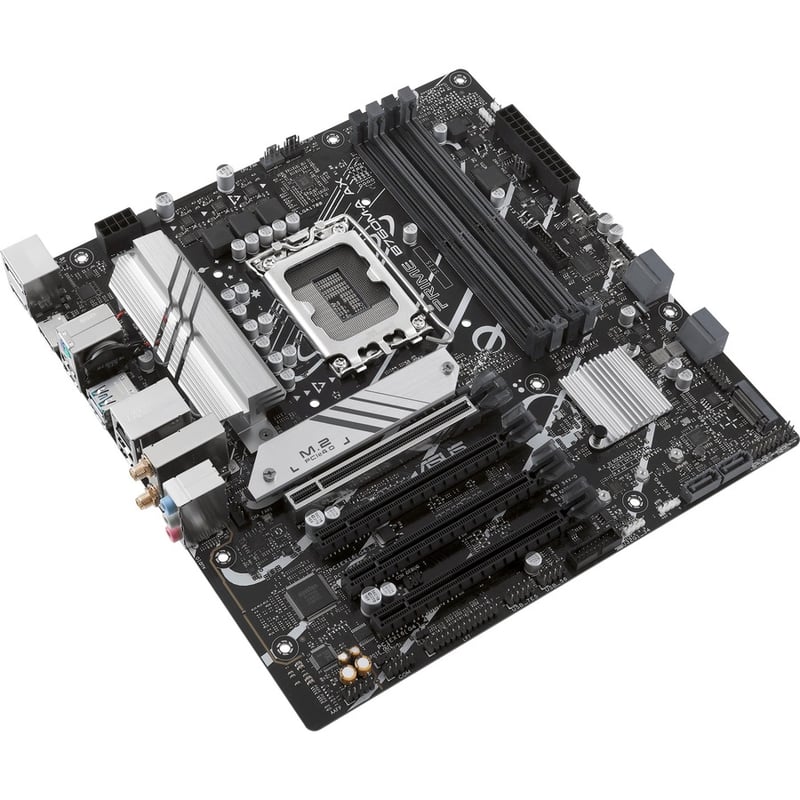 Asus Prime PRIME B760M-A AX Desktop Motherboard - Intel B760 Chipset - Socket LGA-1700 - Micro ATX - Thumbnail 4