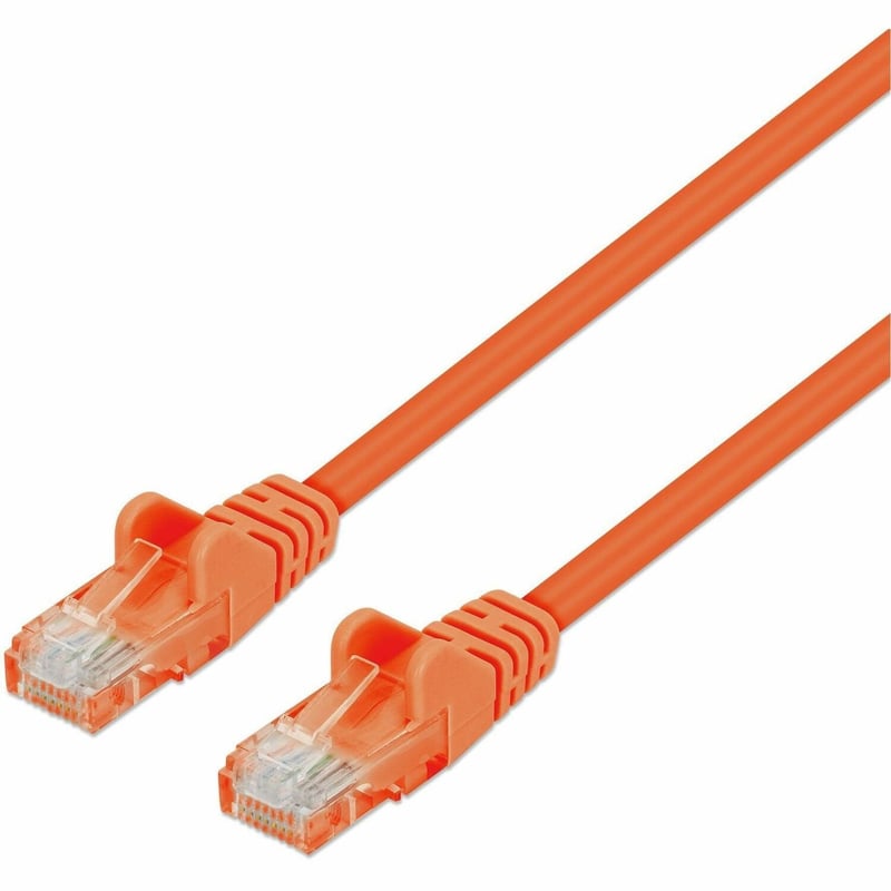 CAT6 U/UTP SLIM NETWORK PATCH CABLE, 5 FT., ORANGE