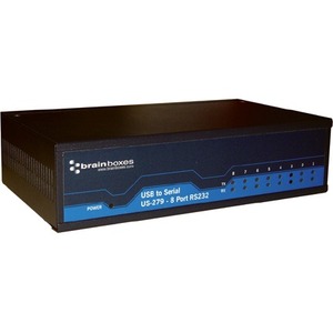Brainboxes 8 Port RS232 USB to Serial Adapter - Thumbnail 1