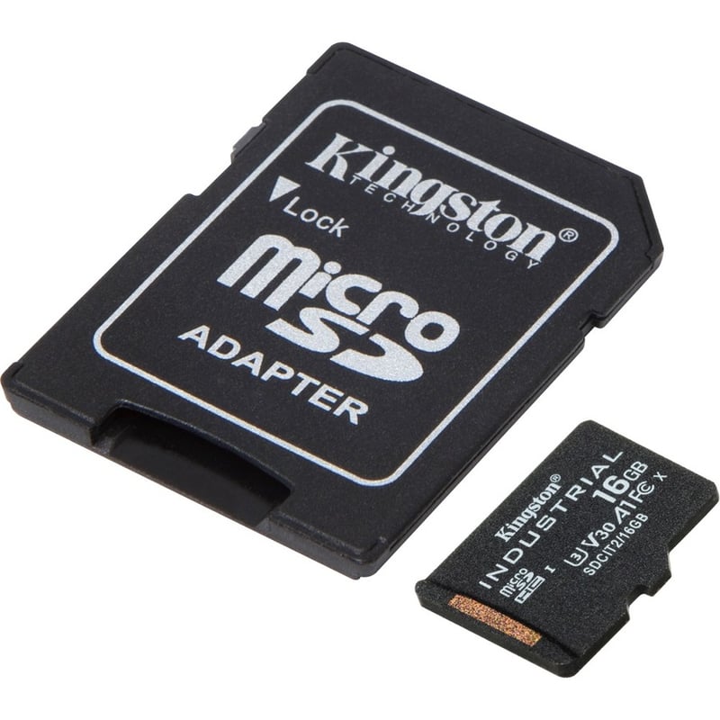 Kingston Industrial SDCIT2 16 GB Class 10/UHS-I (U3) V30 microSDHC - Thumbnail 4