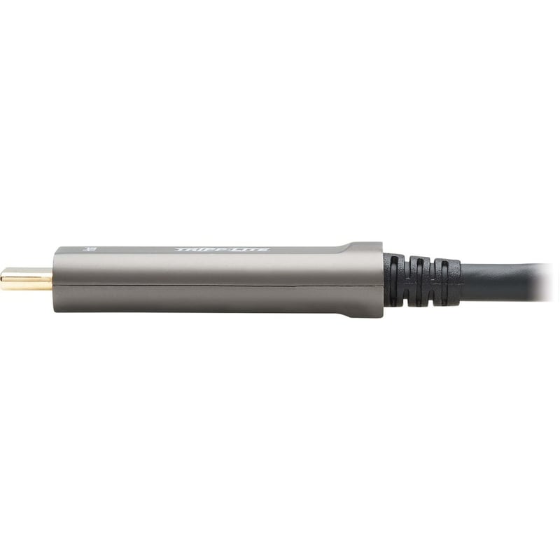 Tripp Lite by Eaton USB-C AOC Cable (M/M) - USB 3.2 Gen 2 (10 Gbps) Plenum-Rated Fiber Active Optical Cable - Data Only Backward Compatible Black 10 m (33 ft.) - Thumbnail 4