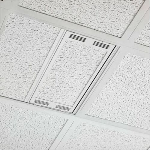Chief 1' x 2' Above Suspended Ceiling Storage Box - White - Thumbnail 1