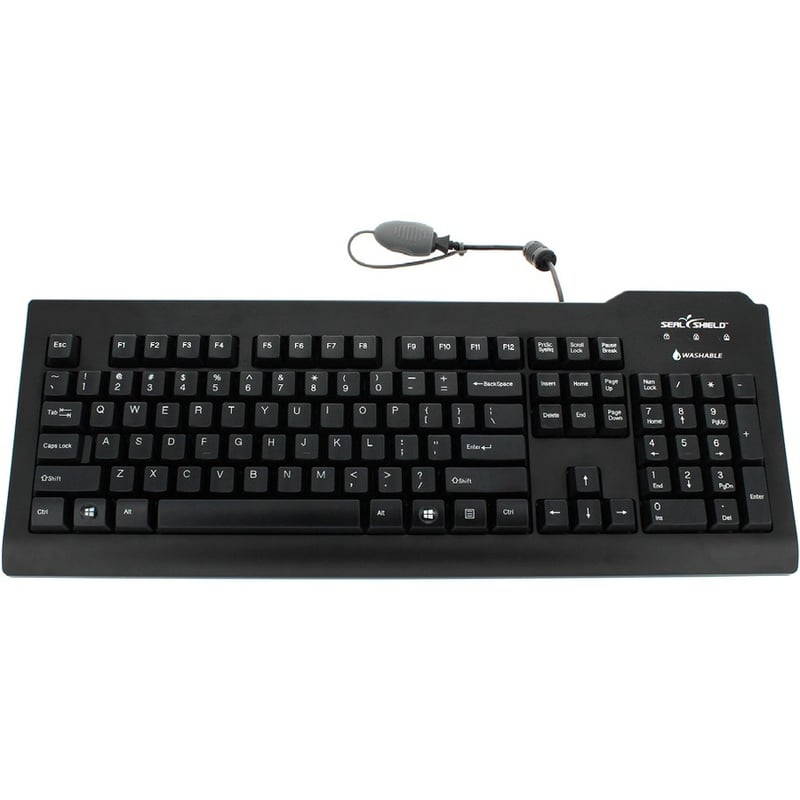 Seal Shield Silver Seal Waterproof Keyboard - SSKSV208ES - Thumbnail 1