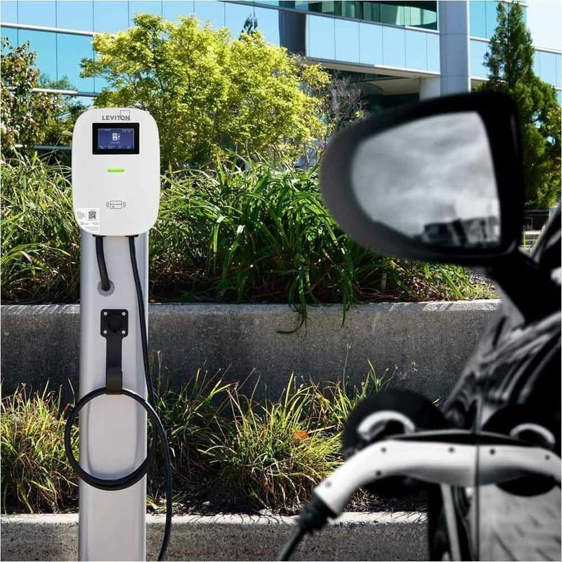 80 AMP HARDWIRED EV CHARGER W/ 4G/ LCD - Thumbnail 3