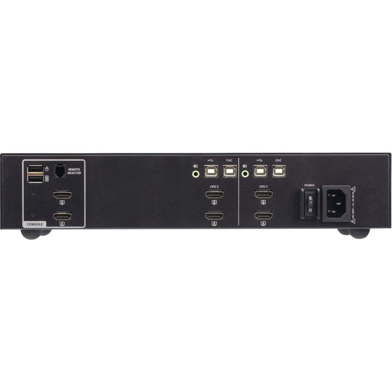 ATEN 2-Port USB HDMI Dual Display Secure KVM Switch with CAC (PSD PP v4.0 Compliant) - Thumbnail 2