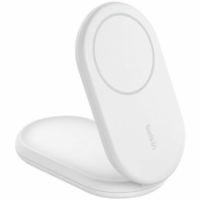 QI2 LOW COST SINGLE WRLS CHARGING STAND WHITE RETAIL BOX - Thumbnail 1