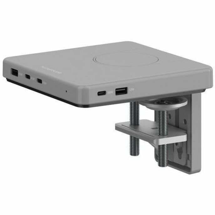 M/CONNECT 3 MPOWER HUB WITH CLAMP MOUNT - SILVER - NORTH AMERICAN PLUG STYLE - Thumbnail 4
