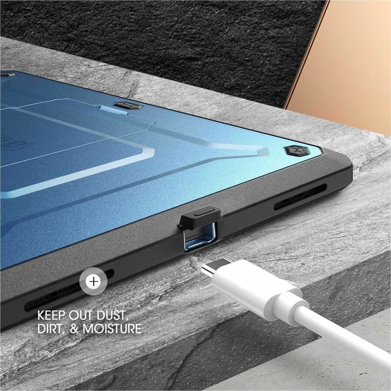 IPAD AIR 4 / 5 UNICORN BEETLE PRO RUGGED KICKSTAND CASE-METALLIC BLUE - Thumbnail 3