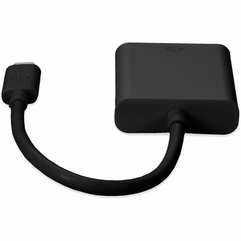 AddOn 20cm (8in) USB C 3.1 Male to HDMI Female Black Adapter Cable - Thumbnail 4
