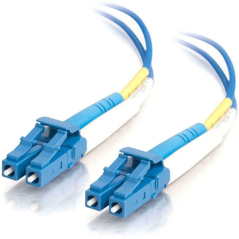 C2G-1m LC-LC 9/125 OS1 Duplex Singlemode Fiber Optic Cable (Plenum-Rated) - Blue - Thumbnail 1