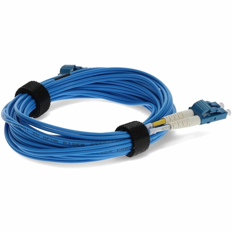 AddOn 7m LC to LC Blue OS2 Duplex OFNR (Riser-Rated) SMF Fiber Patch Cable - Thumbnail 5