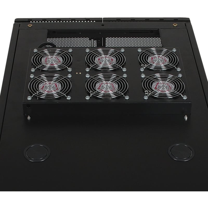 Tripp Lite by Eaton SmartRack Roof-Mounted Fan Panel - 6-120V high-performance fans; 630 CFM 5-15P plug