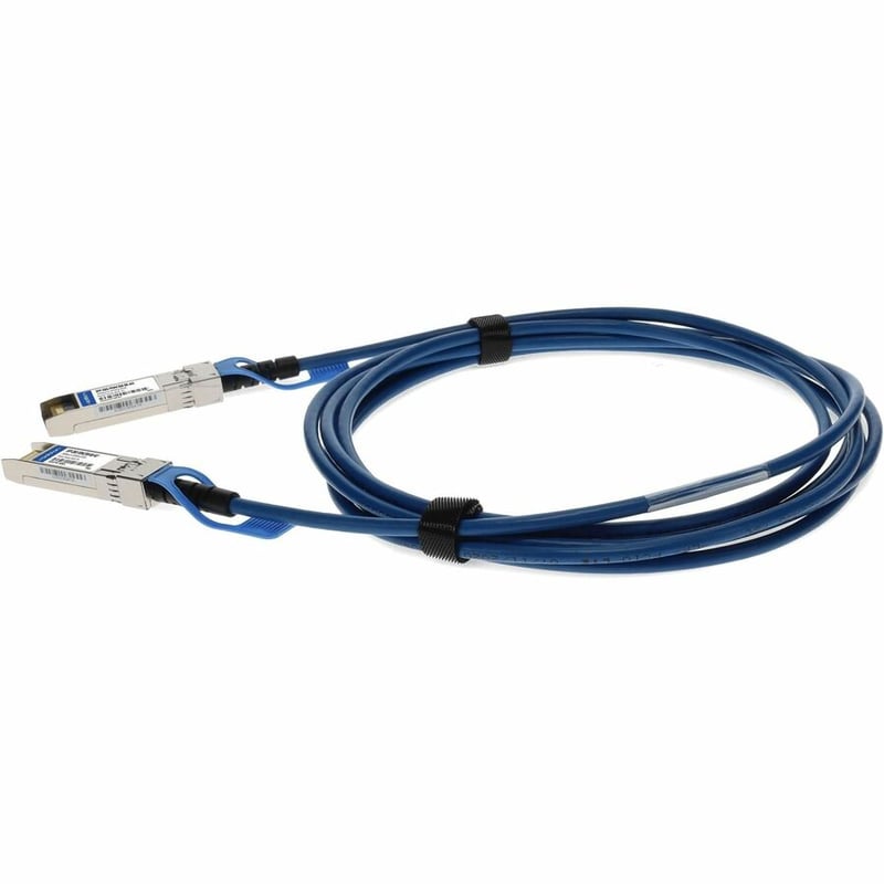 AddOn MSA and TAA Compliant 25GBase-CU SFP28 Direct Attach Cable (Passive Twinax, Blue, 5m) - Thumbnail 2
