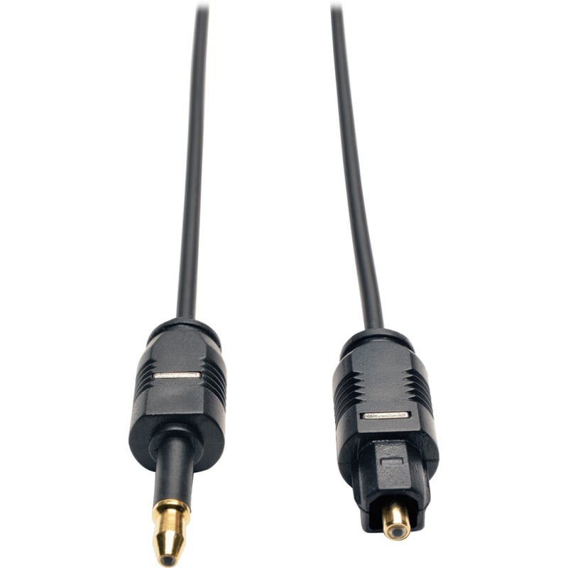 Eaton Tripp Lite Series Ultra Thin Toslink to Mini Toslink Digital Optical SPDIF Audio Cable, 2M (6.56 ft.)