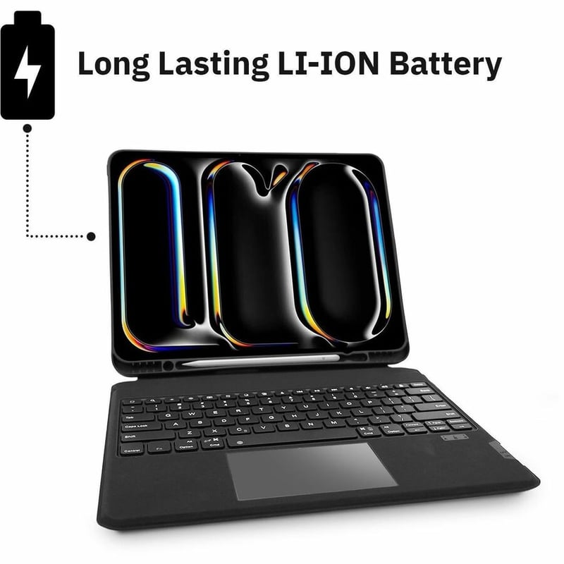 BLUETOOTH KEYBOARD CASE W/TRACKPAD FOR IPAD PRO 13 (M4/M5) - Thumbnail 5