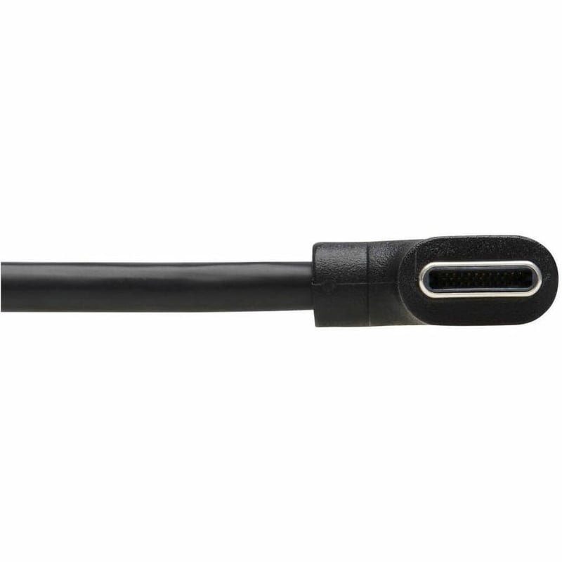 Tripp Lite by Eaton USB-C Cable (M/M) - USB 2.0 Right-Angle Plug Black 1 m (3.3 ft.) - Thumbnail 4