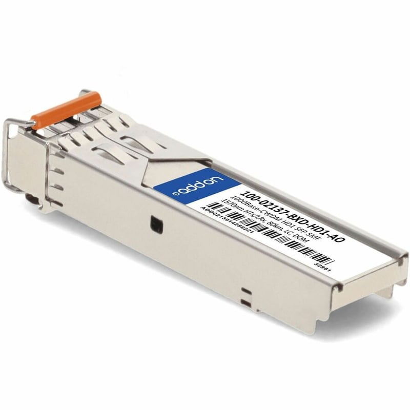 AddOn Calix® 100-02137-BXD-HD1 Compatible TAA 1000Base-CWDM HD1 SFP Transceiver (SMF, 1570nm HTx/LRx, 80km, LC, DOM) - Thumbnail 3