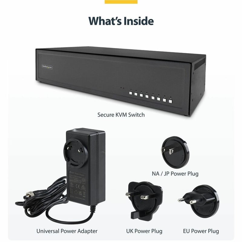 SECURE 8-PORT DUAL-MONITOR KVM DP NIAP 4.0 CAC US BUILT - Thumbnail 3