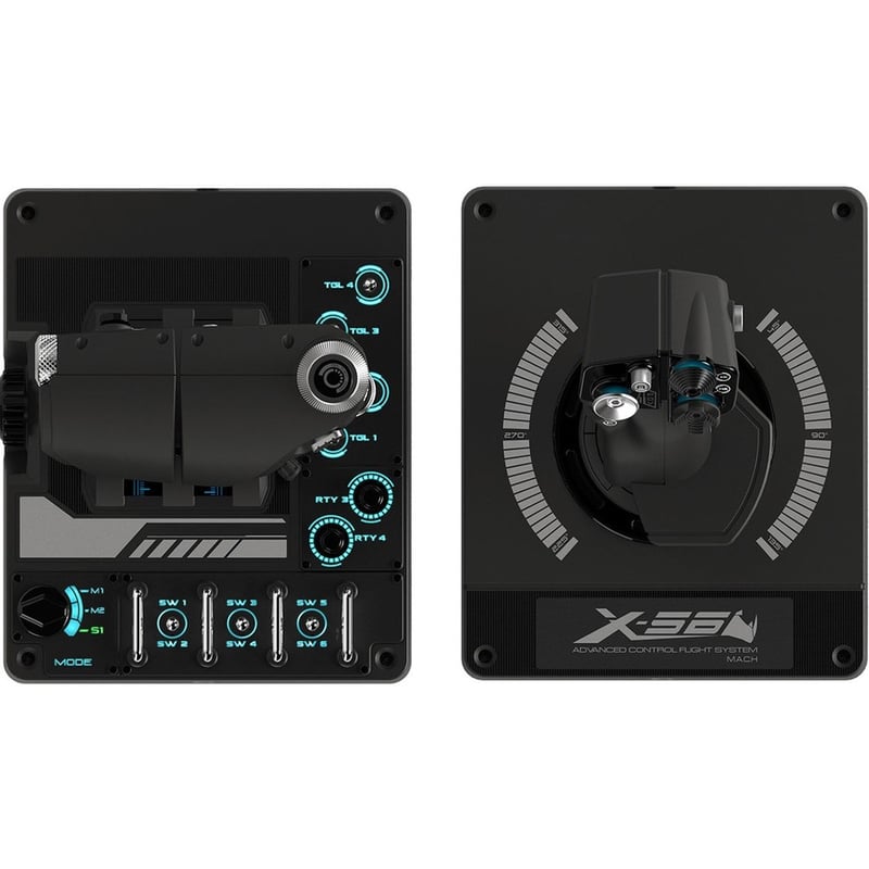 Logitech X56 H.O.T.A.S. RGB Throttle and Stick Simulation Controller - Thumbnail 3