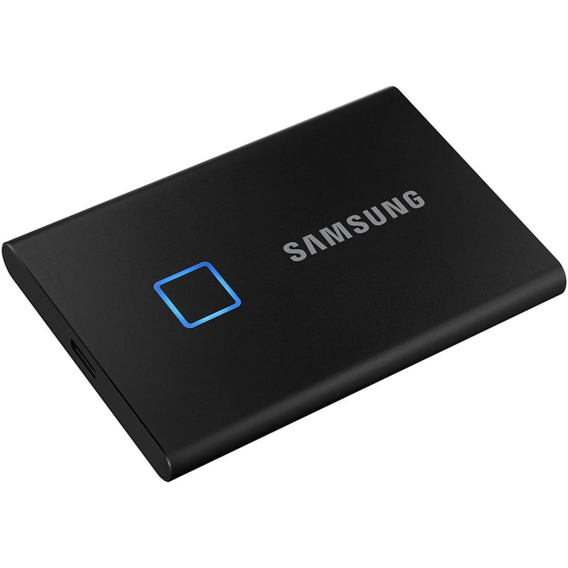 Samsung T7 MU-PC2T0K/WW 2 TB Portable Solid State Drive - External - PCI Express NVMe - Black - Thumbnail 3