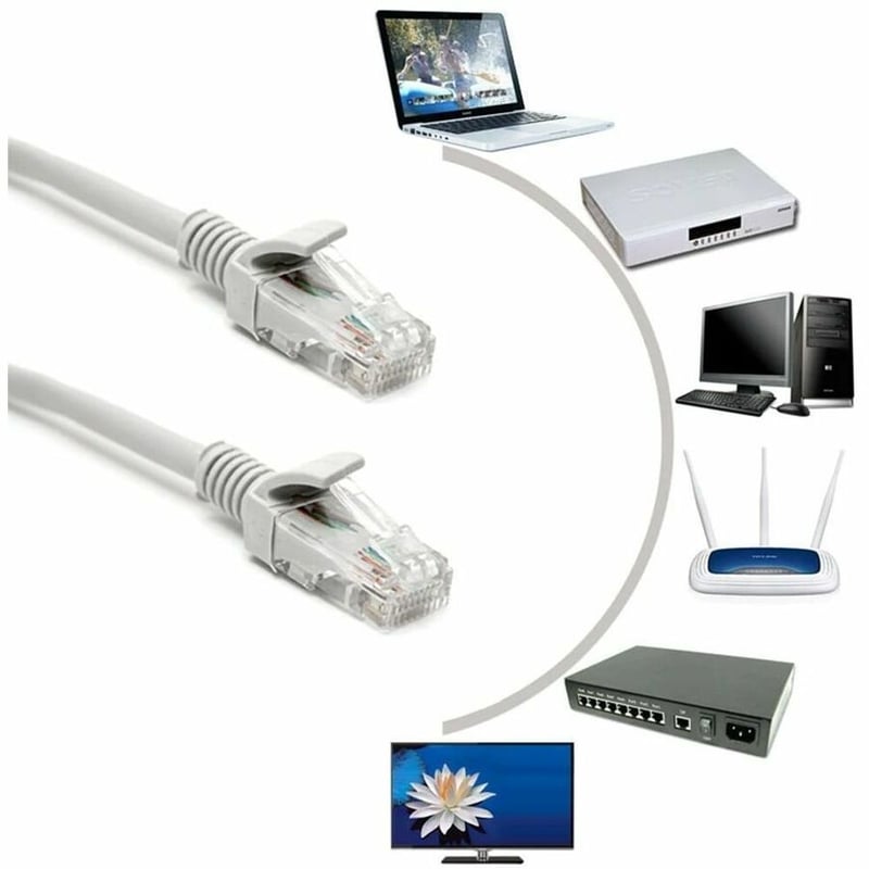 4XEM 10FT Cat6A Snagless RJ45 Ethernet Patch Cable (Gray, 10Gbps, Pure Copper, UTP) - Thumbnail 3