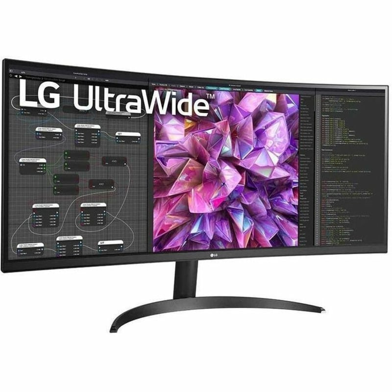 LG 34BQ60QC-B 34" Class UW-QHD Curved Screen LCD Monitor - 21:9 - Thumbnail 2