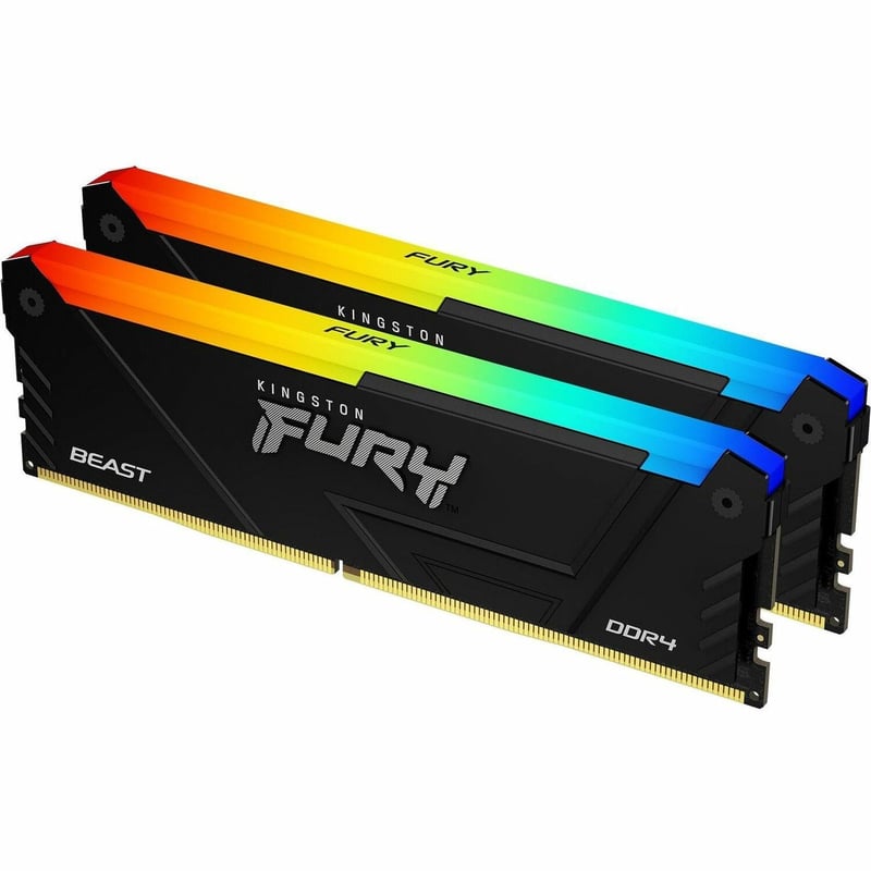 Kingston FURY Beast 16GB (2 x 8GB) DDR4 SDRAM Memory Kit - Thumbnail 1