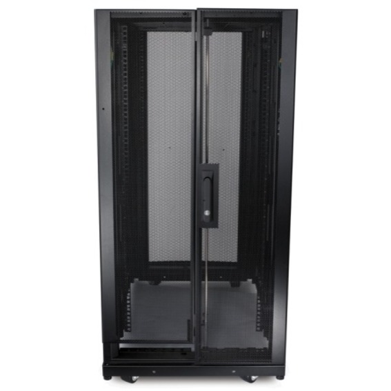 APC by Schneider Electric NetShelter SX, Server Rack Enclosure, 24U, Black, 1198.5H x 600W x 1070D mm - Thumbnail 3