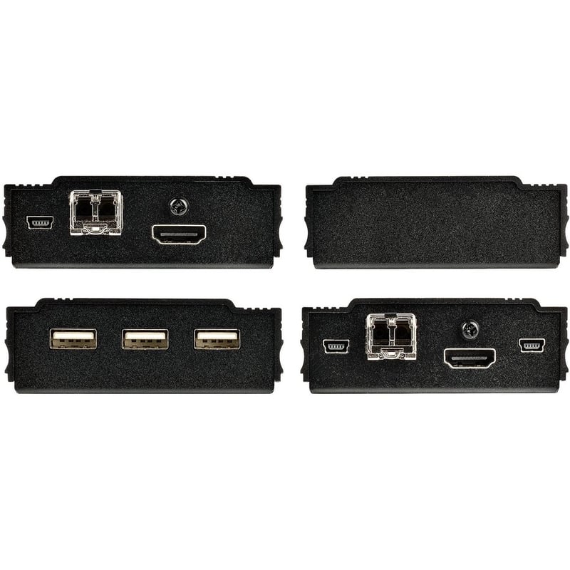 StarTech.com 4K HDMI KVM Extender over Fiber, HDMI Video & USB over Fiber, up to 984ft/300m (MultiMode), 10G MMF SFP+ Modules - Thumbnail 2