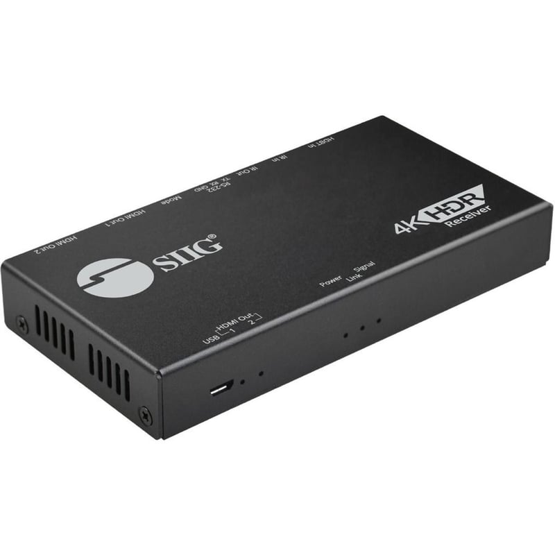 SIIG HDMI 2.0 4K HDR over HDBaseT Receiver 198ft - Thumbnail 1