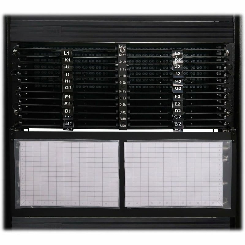 HIGH-DENSITY PANEL FIBER SPLICE ENCLOSURE 24 SPLICING CASSETTES 4U - Thumbnail 3