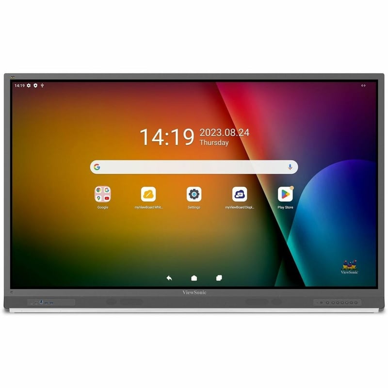 ViewSonic ViewBoard IFP6552-2ED - 4K UHD Interactive Display, Android EDLA-Certified, USB C, RJ45 - 350 cd/m2 - 65" - Thumbnail 1