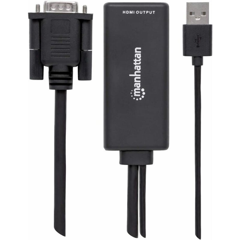 MANHATTAN VGA AND USB TO HDMI CONVERTER CONVERTS ANALOG VGA VIDEO AND USB AUDIO - Thumbnail 4
