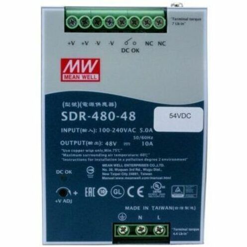 Transition Networks Hardened DIN Rail Mounted Power Supply - Thumbnail 2