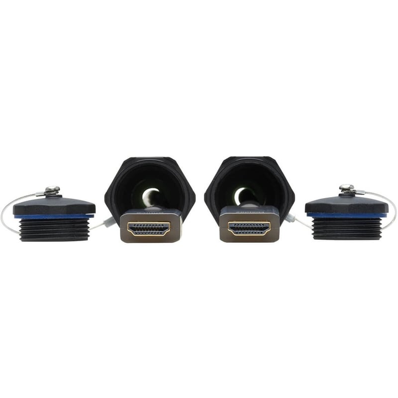 Tripp Lite by Eaton High-Speed Armored HDMI Fiber Active Optical Cable (AOC) with Hooded Connectors - 4K @ 60 Hz HDR IP68 M/M Black 30 m (98 ft.) - Thumbnail 4