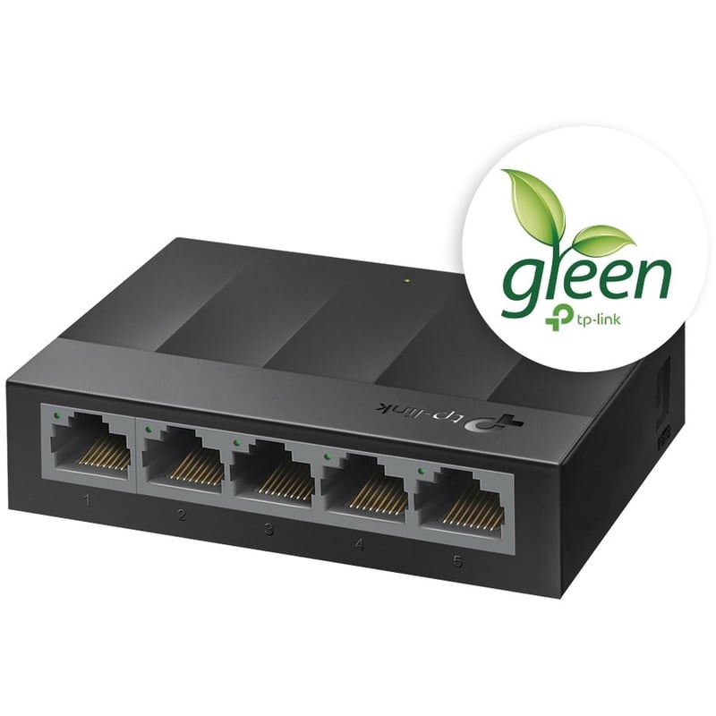 TP-Link LS1005G - Litewave 5 Port Gigabit Ethernet Switch - Thumbnail 2