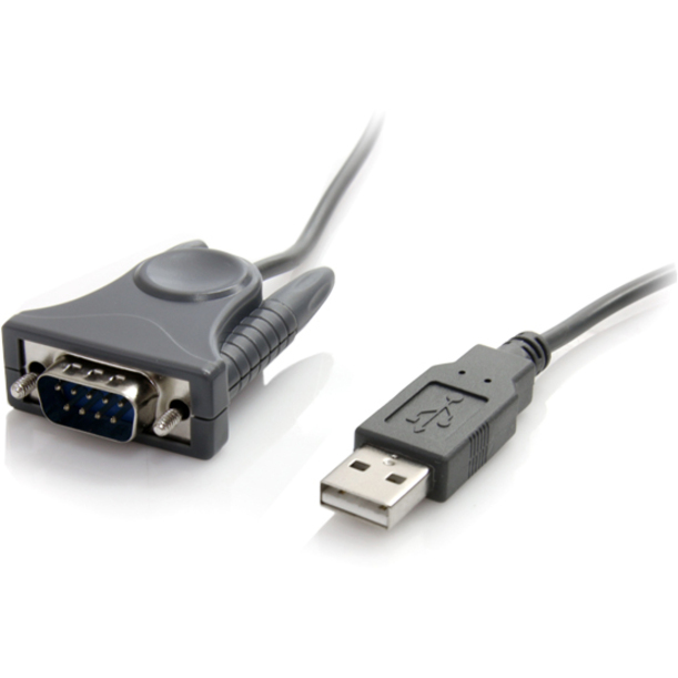 StarTech.com USB to Serial Adapter - 3 ft / 1m - with DB9 to DB25 Pin Adapter - Prolific PL-2303 - USB to RS232 Adapter Cable