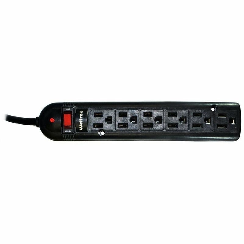 Weltron 6-Outlet Surge Protector - Thumbnail 5