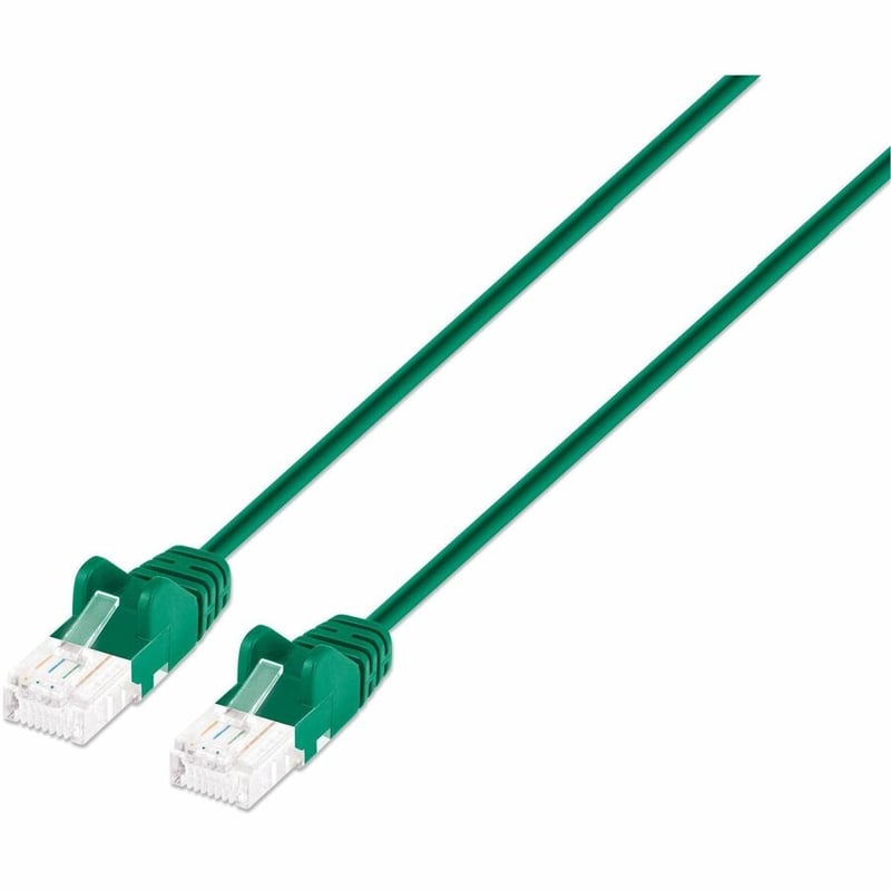 CAT6 U/UTP SLIM NETWORK PATCH CABLE, 7 FT., GREEN - Thumbnail 4