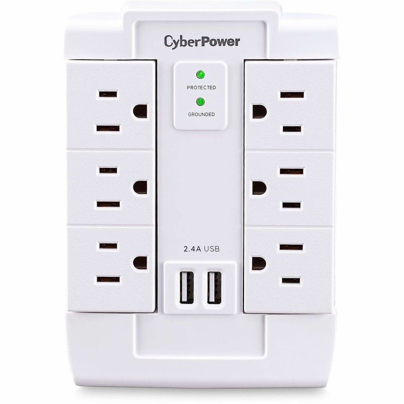 CyberPower CSP600WSURC2 Professional 6 - Outlet Surge with 1200 J - Thumbnail 1