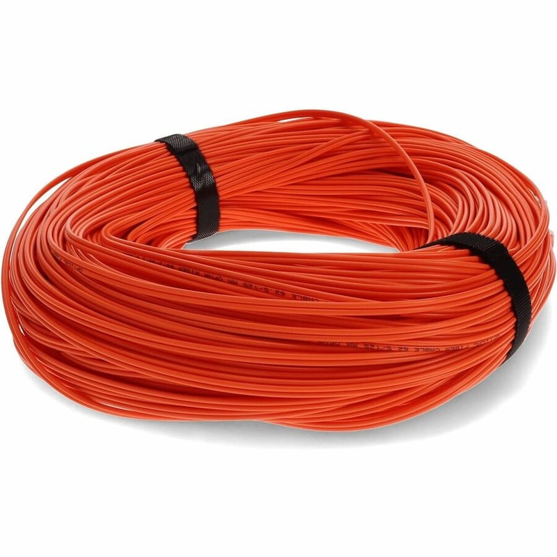 AddOn 100m LC to LC Orange OM1 Duplex OFNR (Riser-Rated) MMF Fiber Patch Cable - Thumbnail 5